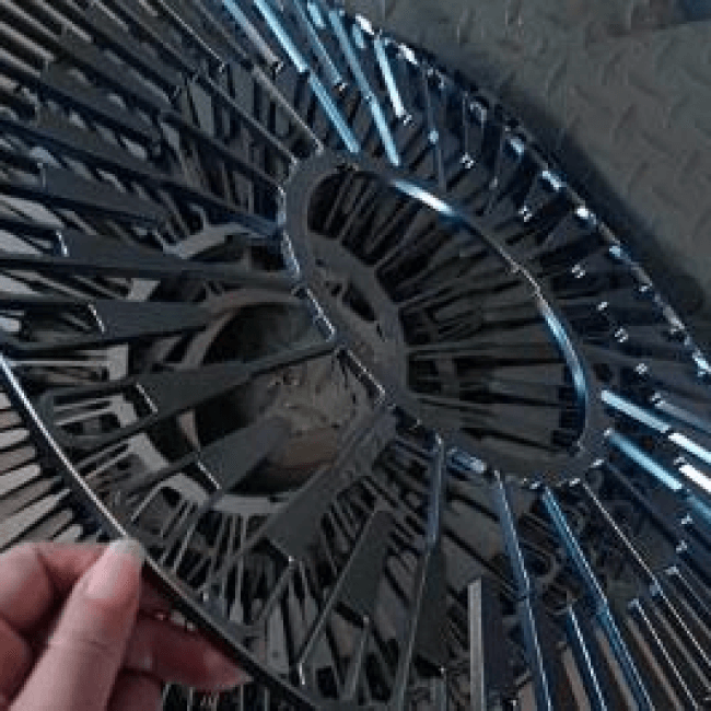 Пример лазерной резки металла - 2